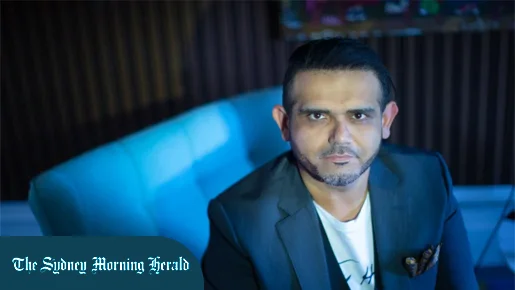 Man speaking in a studio environment